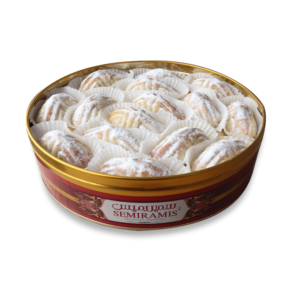 Arabic Sweet Semiramis Filled Walnut Cookies (Ma'amoul) Large 650g - Memas Dessert